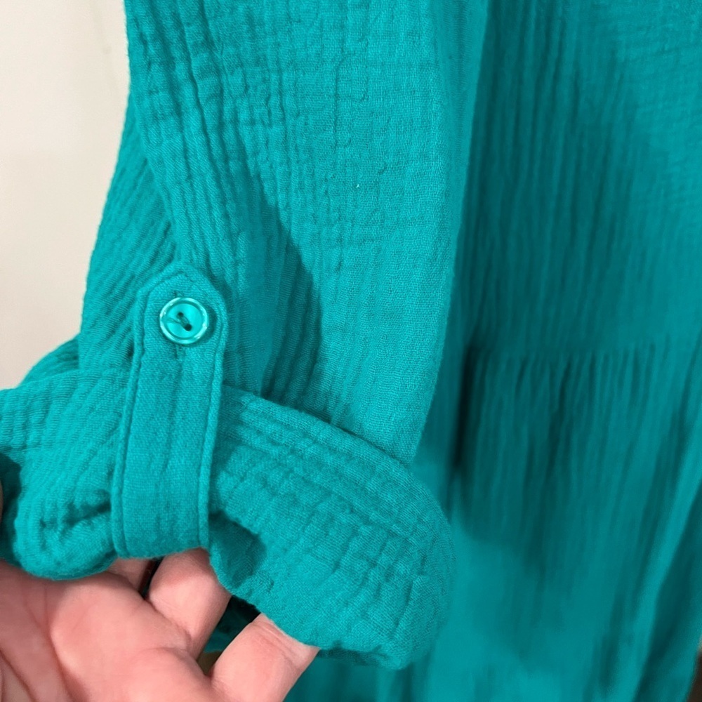Elegant Teal Dress - Picture 7 of 9